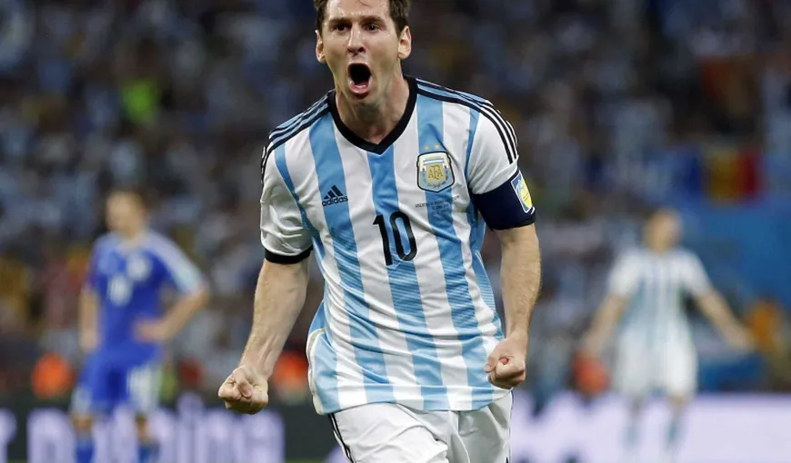 CAMPIONATUL MONDIAL DE FOTBAL 2014: Messi a luat Balonul de Aur