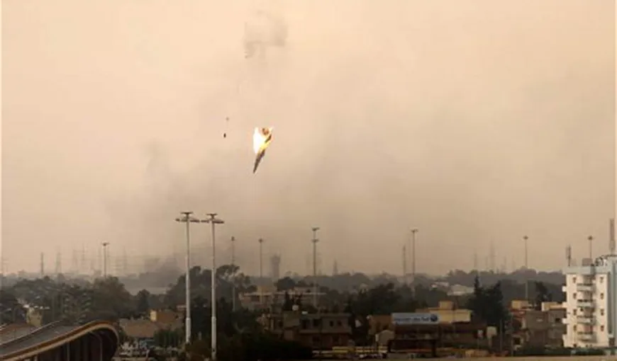Un avion militar s-a prăbuşit la Benghazi