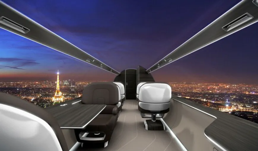 Avion fără geamuri şi cu vedere panoramică FOTO şi VIDEO