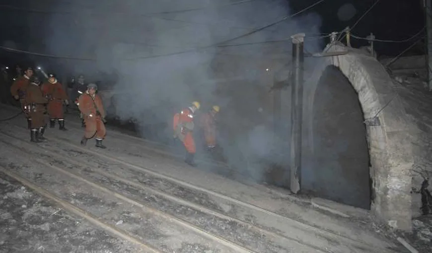 Un tunel s-a prăbuşit în China: Cel puţin 13 morţi