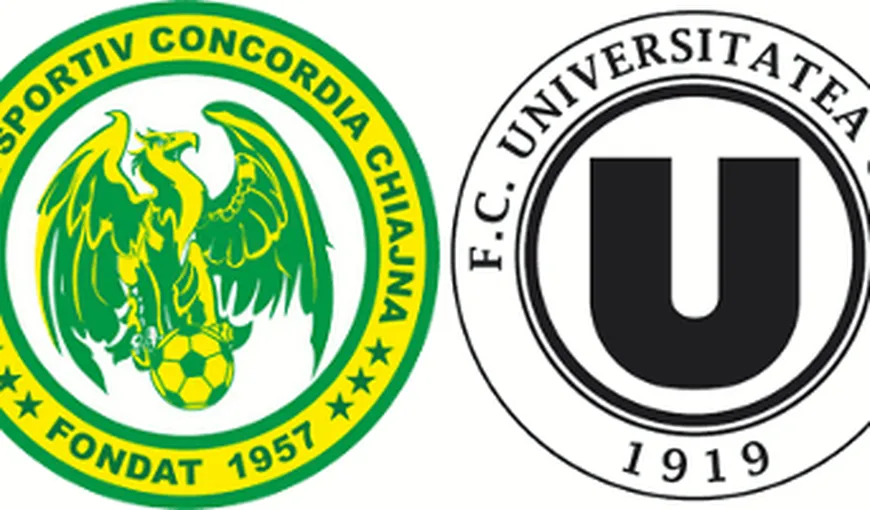 Concordia – U Cluj 0-2 în etapa a 3-a din Liga I