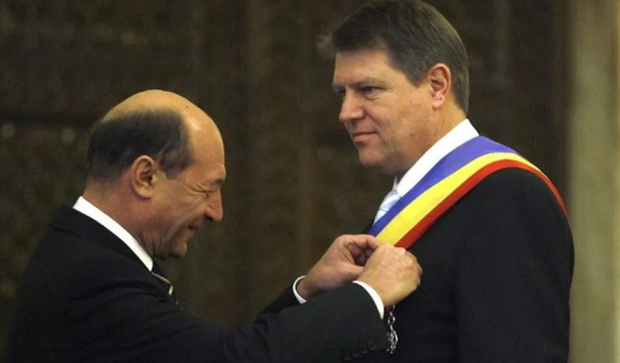 Klaus Iohannis, despre declaraţia lui Băsescu că l-ar VOTA la prezidenţiale: Este un lucru absolut NATURAL