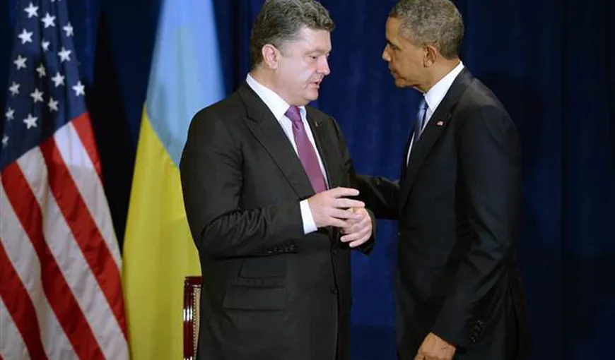 Obama l-a invitat pe Poroşenko la Casa Albă. Vizita noului preşedinte de la Kiev va avea loc în 18 septembrie