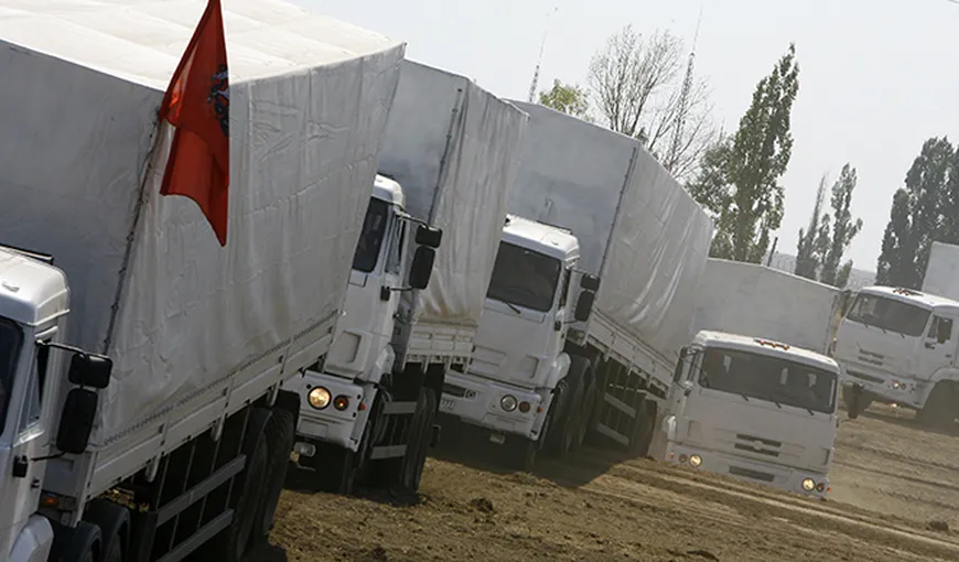 TOATE CAMIOANELE cu ajutoare umanitare din Rusia au INTRAT în UCRAINA. Primele au ajuns la Lugansk