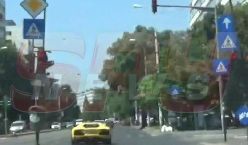 Dan Nicorescu, milionarul cu Lamborghini, sfidează orice regulă de circulaţie în trafic VIDEO