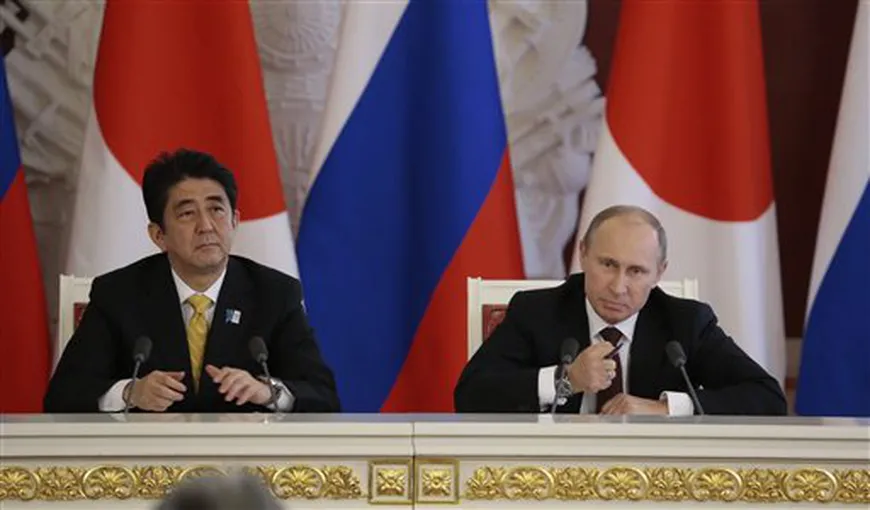 Premierul nipon Shinzo Abe nu îl mai primeşte în ţara sa pe Vladimir Putin. Motivul este Ucraina
