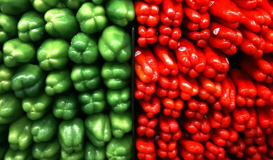 Ardeiul roşu versus cel verde: Care este cel mai sănătos