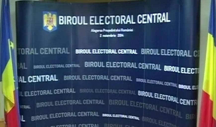ALEGERI PREZIDENŢIALE 2014. BEC stabileşte marţi ordinea candidaţilor pe buletinul de vot
