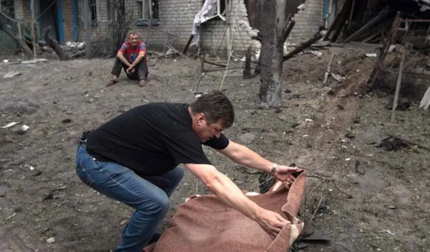 Descoperire macabră în Ucraina: CADAVRE de CIVILI găsite în Doneţk. ONU face investigaţii