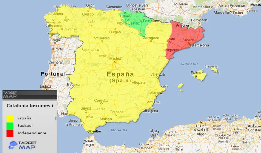 Spania: Peste 80% dintre votanţi, în favoarea independenţei Cataloniei