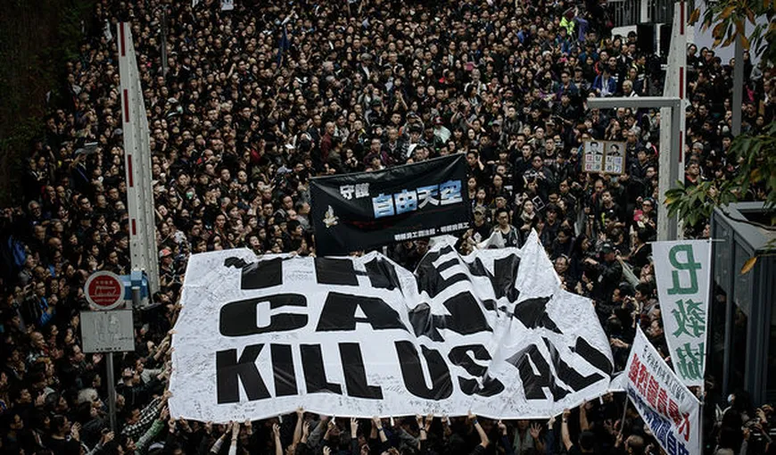 Proteste la Hong Kong: Liderii protestatarilor au stabilit termenul limită pentru satisfacerea cererilor VIDEO