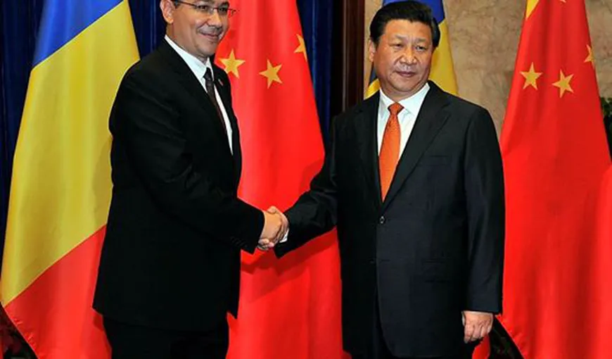 Victor Ponta s-a întâlnit cu preşedintele Republicii Populare Chineze