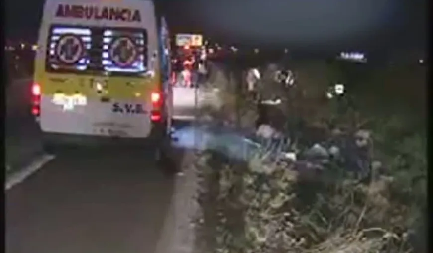Accident grav în care au fost implicaţi mai mulţi români, pe o autostradă din Spania: 2 morţi şi 3 răniţi