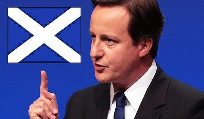 VOT de NEÎNCREDERE pentru David Cameron dacă va oraganiza REFERENDUMUL pentru independenţa SCOŢIEI