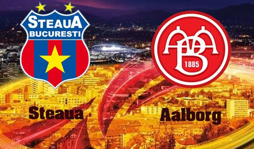 STEAUA – AALBORG 6-0. Festival Steaua, în Liga Europa: Hattrick Keşeru, „dublă” Rusescu!