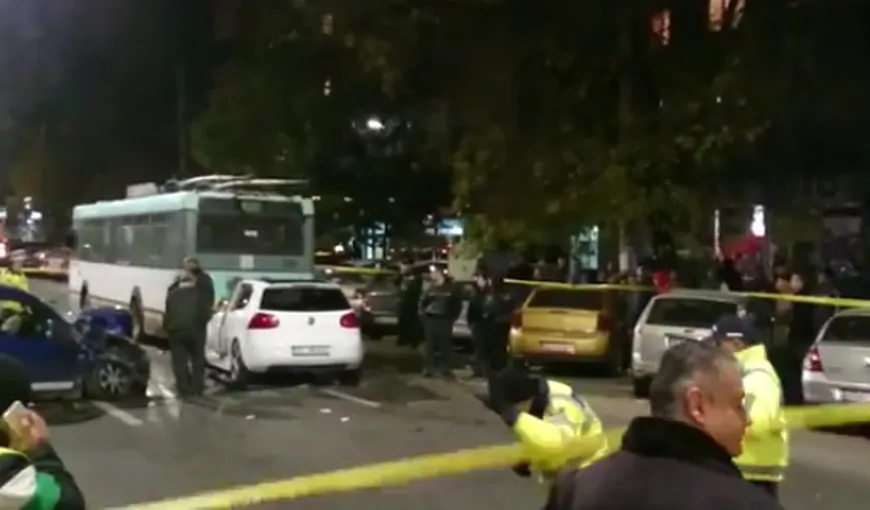 Accident pe bulevardul Iuliu Maniu din Capitală VIDEO