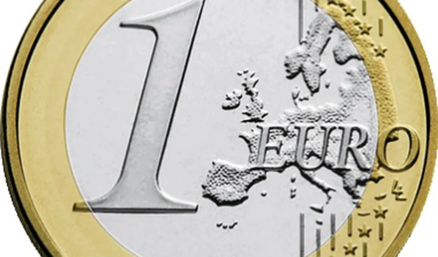 Euro a scăzut la cel mai mic nivel din ultimele trei luni