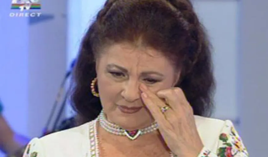 Irina Loghin, în lacrimi de ziua ei. Ce a făcut-o să plângă pe marea doamnă a cântecului popular VIDEO