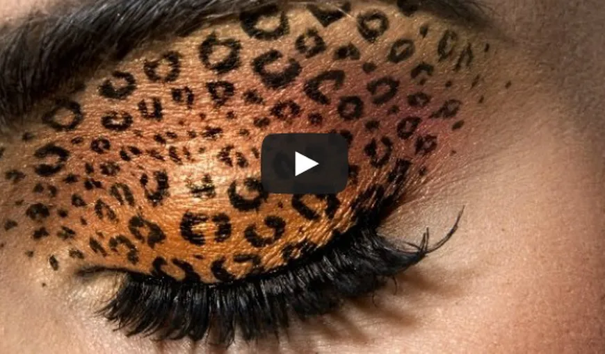 Realizarea machiajului leopard VIDEO EXPLICATIV