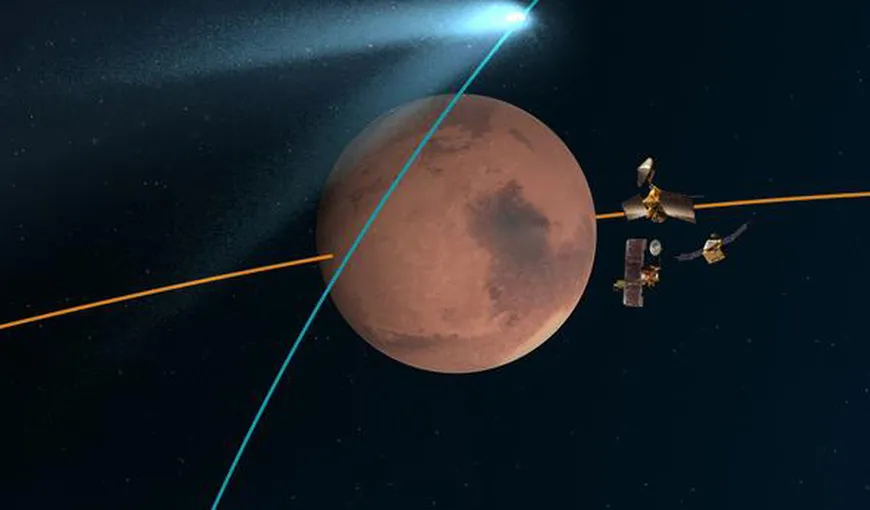 O dată la UN MILION de ANI: O cometă a ATINS Planeta Marte