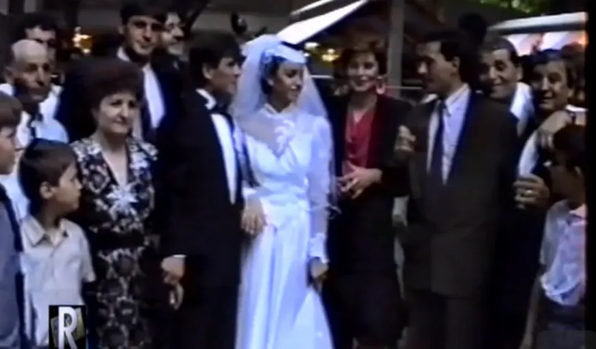 IMAGINI DE COLECŢIE. Nunta lui Dorin Mateuţ din 1989. Cum arăta Gigi Becali VIDEO