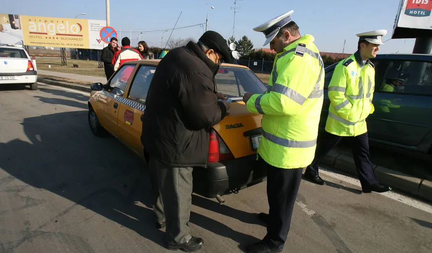 Razie de amploare la taximetriştii din aeroporturi. Ce au descoperit poliţiştii