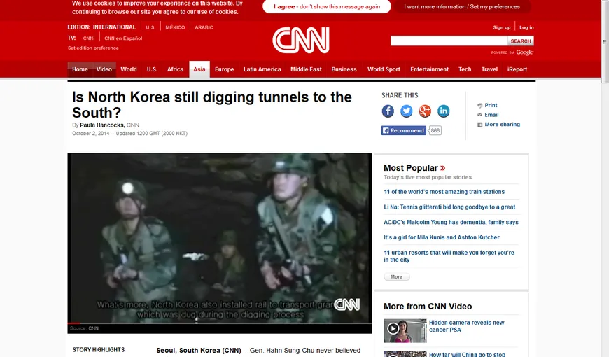 Coreea de Nord se pregăteşte de război cu Coreea de Sud. Kim Jong-Un a ordonat să se SAPE TUNELURI