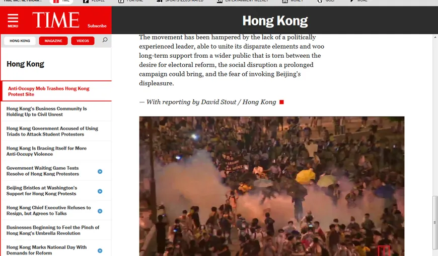 Hong Kong: Violenţele de stradă continuă. Protestatarii nu cedează