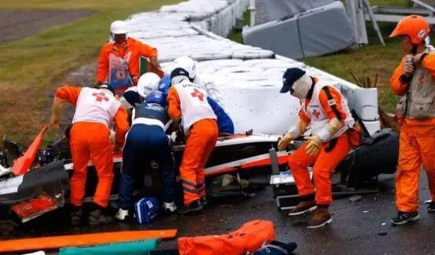 Veşti ÎNGRIJORĂTOARE despre pilotul de Formula 1 Jules Bianchi. NU POATE RESPIRA SINGUR