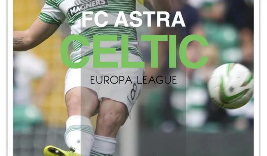 ASTRA-CELTIC 1-1 în Grupa D din Europa League