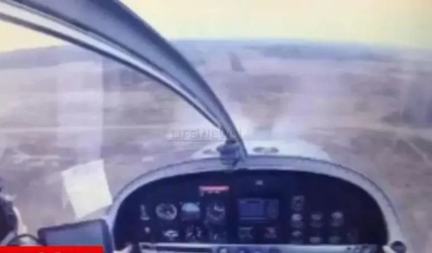 Imagini de groază din timpul prăbuşirii unui avion. Momentul impactului, filmat din cabina de pilotaj VIDEO