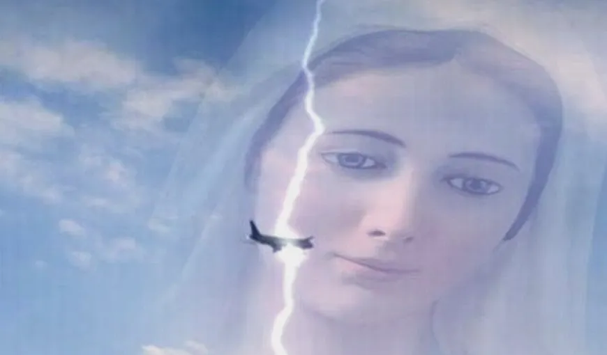 Pasagerii unui avion au văzut-o pe Fecioara Maria după ce aparatul de zbor a fost lovit de un fulger