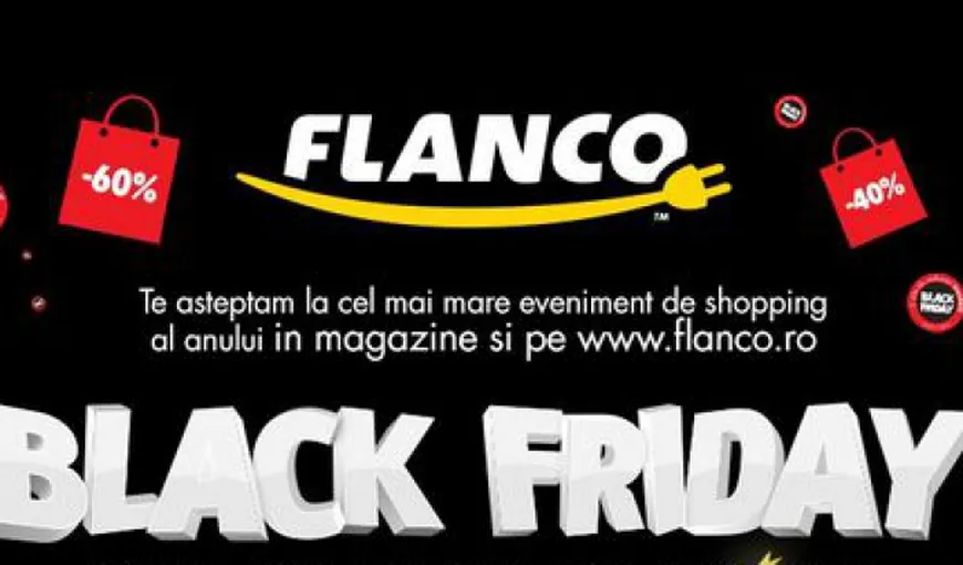 BLACK FRIDAY 2014: Flanco aşteaptă vânzări de 110 milioane lei, cu 50% mai mult faţă de 2013