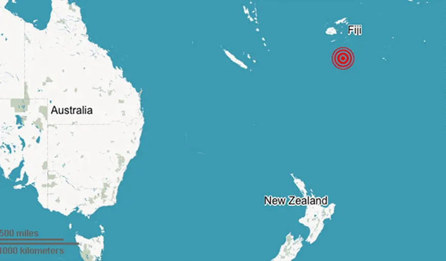 Seism cu magnitudinea 7,1 în Insulele Fiji. Nu a fost emisă alertă de tsunami