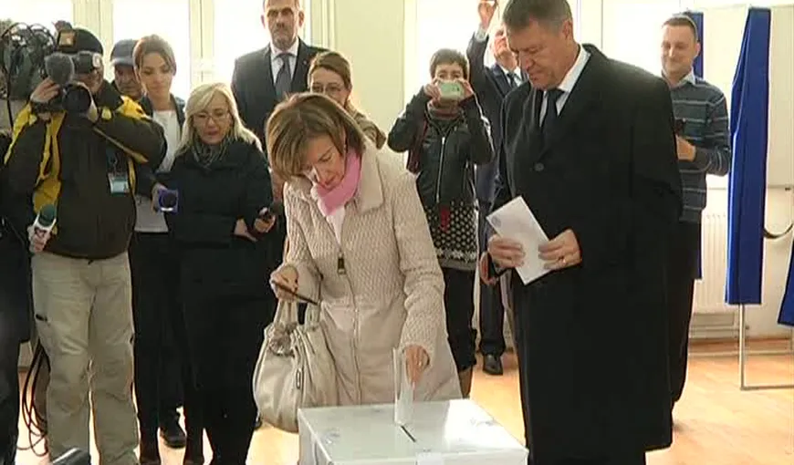 ALEGERI PREZIDENŢIALE 2014. Klaus Iohannis: Am votat pentru România lucrului bine făcut. Am emoţii, e normal