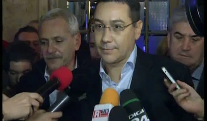 REZULTATE ALEGERI 2014. Victor Ponta: L-am FELICITAT pe Klaus Iohannis pentru VICTORIE VIDEO