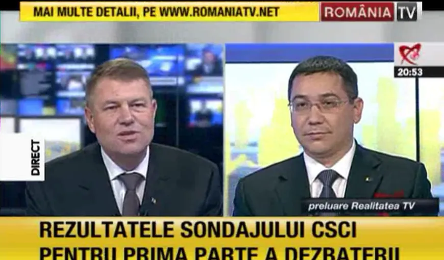 DEZBATERE PONTA – IOHANNIS. Klaus Iohannis, repetent pe tema românilor din diaspora