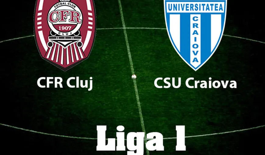CFR CLUJ – CSU CRAIOVA 0-0: Oltenii rămân invincibili