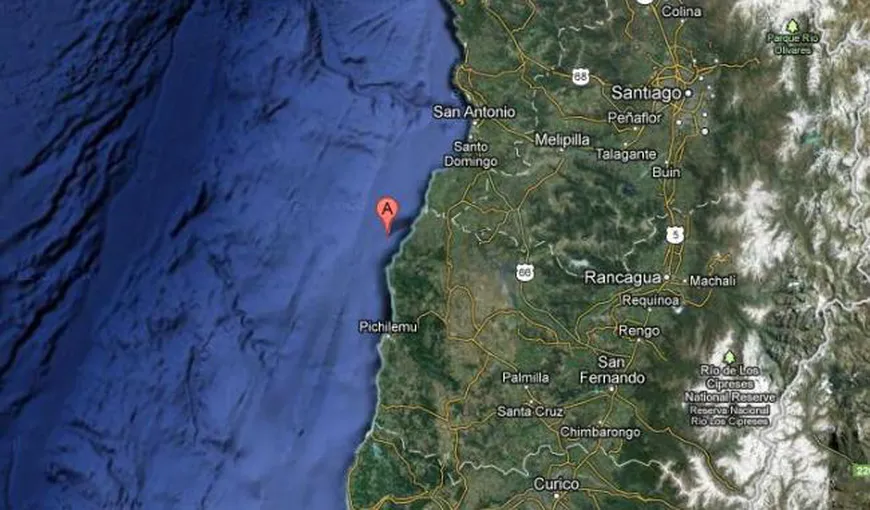 Cutremur cu magnitudinea 5,4 pe scara Richter în Chile