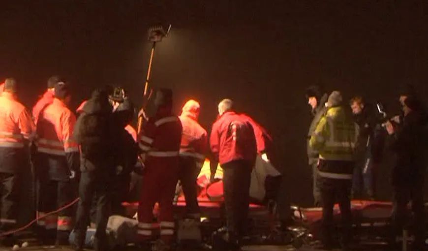 Elicopter SMURD prăbuşit în Lacul Siutghiol: Toate cele patru persoane aflate la bord au MURIT/VIDEO