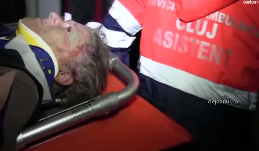 Femei accidentate pe marginea drumului în Cluj, de doi şoferi. Unul era neatent, altul a fost beat VIDEO