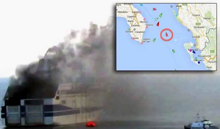 O ROMÂNCĂ se află pe feribotul care a luat foc în largul coastelor Greciei