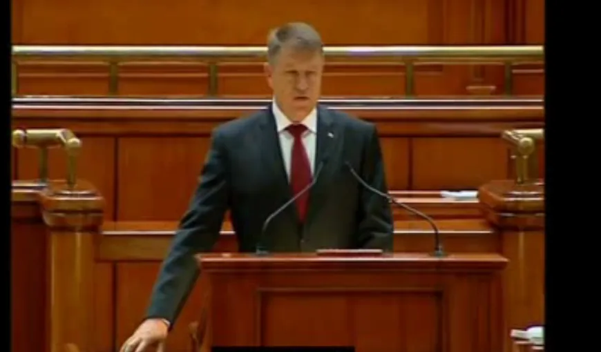 KLAUS IOHANNIS este noul PREŞEDINTE al României, după ce a depus jurământul în faţa Parlamentului VIDEO