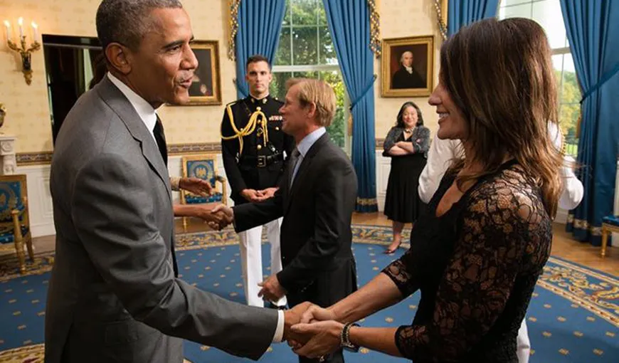 Nadia Comăneci l-a emoţionat pe Barack Obama la Casa Albă