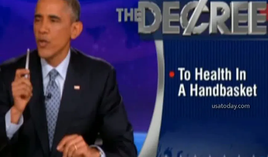 Barack Obama a dat scaunul de la Casa Albă pe cel de umorist într-o emisiune TV VIDEO