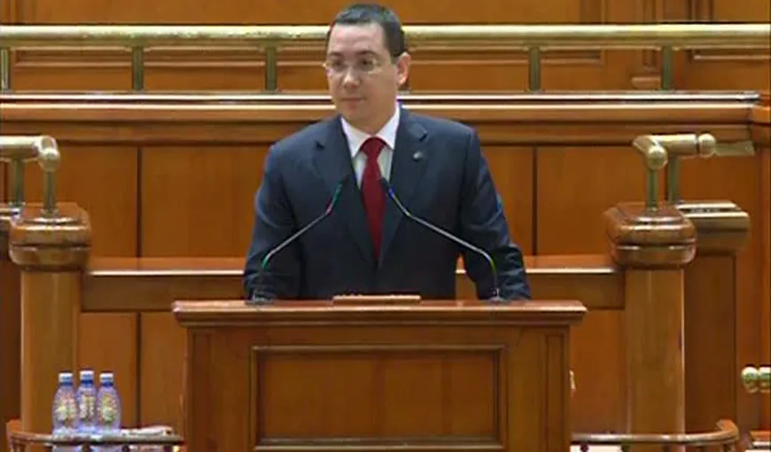 BUGETUL, dezbătut în Parlament. Ponta: Nu există nicio creștere de taxe și impozite în 2015