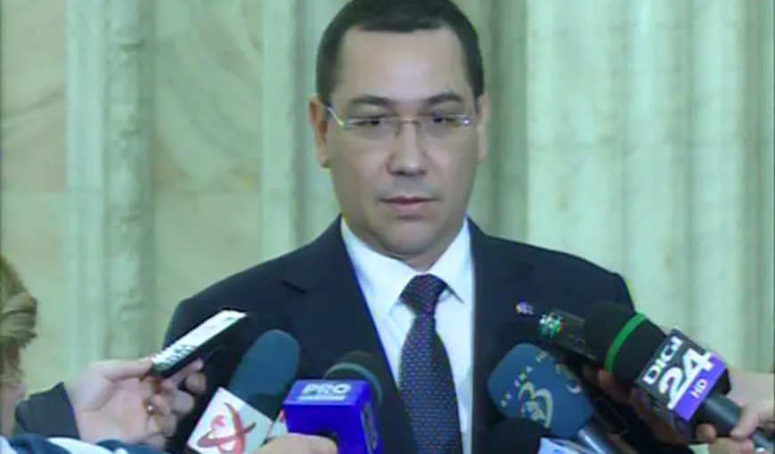 Discuţii Ponta-Tăriceanu, la Parlament pe tema noii structuri a Guvernului