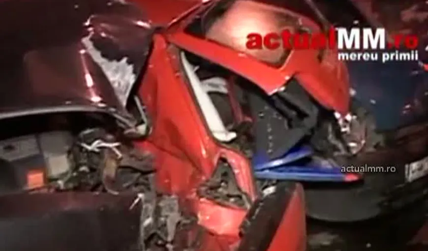 Un şofer beat a rănit doi oameni şi a avariat şapte maşini VIDEO
