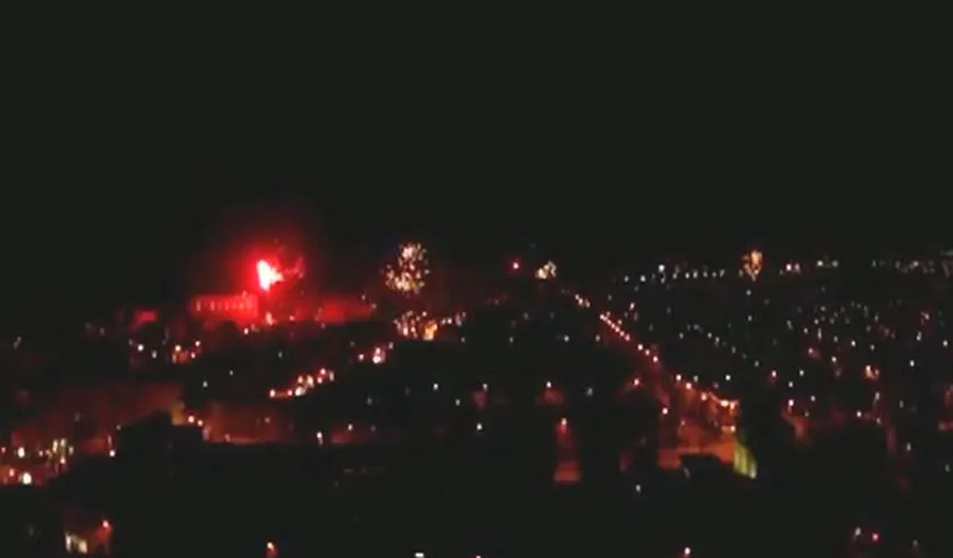 Revelion la Constanţa. Focul de artificii, filmat de o dronă VIDEO