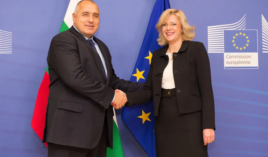 Corina Creţu, întâlnire cu premierul bulgar Boyko Borissov